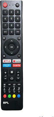 ANM Remote Compatible for BPL Smart TV LED LCD ( Without Voice ) BPL ( EXACT SAME MODEL ONLY ), VERIFICATION ON 9408256237 Remote Controller(Black)