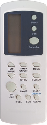 LipiWorld 31C AC Remote Control Compatible For  Kelvinator AC Remote Controller(Grey)