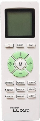 Emmar Shoppe Remote Compatible for Lloyd Split AC Remote Control (AC-233) Llyod Remote Controller(White)