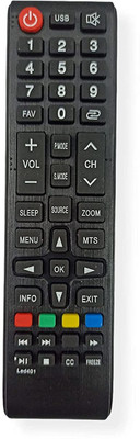 Ehop MMX9 Remote Compatible for  LED TV MMX-9 Micromax Remote Controller(Black)