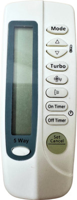 MechFox Air Conditioner Remote Compatible with Split/Window AC Remote |AC-11| SAMSUNG Display Remote Controller(White)