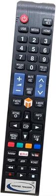 Kishore Traders Compatible Remote Control For Baron Smart Andriod Led Tv Baron Smart Led Tv Remote Controller(Black)