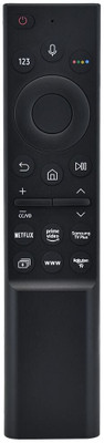 Crystonics RM-G2500 V1 For Samsung Bluetooth Voice Universal Remote Control For Samsung Smart QLED UHD 4K LCD LED TV, For Samsung Led Lcd 4k Qled Smart TV Remote Controller(Black)