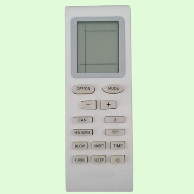 Ethex AC REMOTE AC Remote No. 18 Compatible/Replacement for Onida AC Remote Contro Suitable with Onida ac remote (Same remote Only will work) Remote Controller(white&black)
