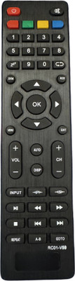 MechFox Television Remote Compatible LED/LCD TV Remote Control | RM-77C | Ibell RC01-V59 Remote Controller(Black)