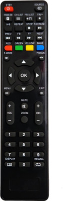 ERNIL Compatible Led/Lcd Tv Remote Control for Reconnect/Impex/BPL/Henry/Mitashi LED/LCD TV Remote (Old Remote Must be Same) Remote Controller(Black)