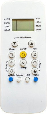 MechFox AC Remote Control Compatible Split/Window Air Conditioner | Model No. AC-148A | Carrier (supports My Mode function) Remote Controller(White)