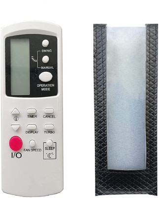 BhalTech VE- 190 PU Leather Case Cover Perfect Fitting Specially Designed Full Protective (Only Remote Cover) Pls Check Your Remote Dimensions Compatible for HAIER AC Remote Controller(Black) BhalTech VE- 190 PU Leather Case Cover Perfect Fitting Specially Designed Full Protective (Only Remote Cover) Pls Check Your Remote Dimensions Compatible for HAIER AC Remote Controller(Black)