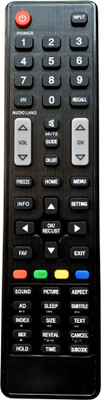 MechFox Television Remote Control Compatible for LED/LCD TV | RM-74C | ONIDA Remote Controller(Black)