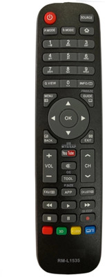 Ethex New TvR-22 (NO Voice Command)(Same remote Only will work)(before buy check all images) Remote Controller(Black)
