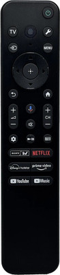 RESORB LED 888 VOICE Compatible voice remote for UHD LED LCD HD Smart TV Compatible with Sony RMF-TX811D and Bravia 4K UHD LED LCD HD Smart TVs. Remote Controller(Black)