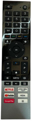miracles in hand Voice Remote Smart LED TV Model No: CT-95024 Compatible with Toshiba Smart LED TV Remote Model No: CT-95024(GOOGLE ASSISTANT WORKING) Remote Controller(BLACK/SILVER)