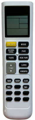 Nij Ac Remote Compatible for MITSUBISHI No.219 Ac Remote Control Mitsubishi Remote Controller(White)