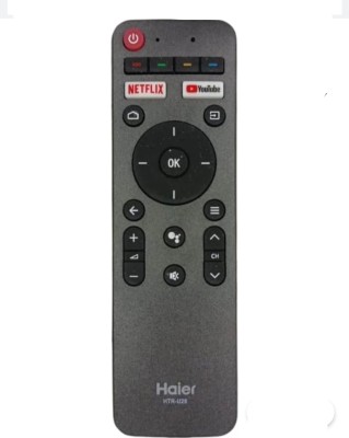 Sugnesh ®21 N TV REMOTE Compatible for Haier Smart TV LCD/LED Remote Control (No voice Command) (Exactly Same Remote Will Only Work) Remote Controller(Black)