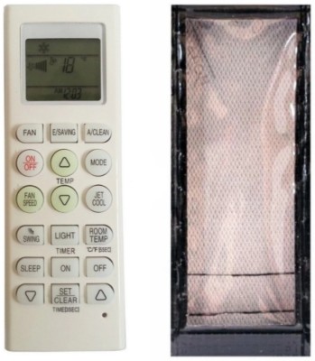 Ethex C-12 Re-36 Remote With cover (Remote+Cover) Ac Remote compatible for LG Ac Remote Controller(White)
