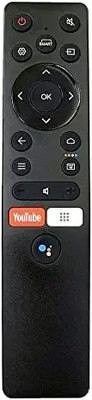 Ak Electronics Remote Control Compatible with Smart LCD/LED TV Micromax Remote Controller(Black)