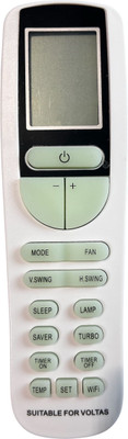 sumraj 133B (WiFi) AC Remote Control Voltas AC Remote Remote Controller(White)