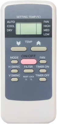 S R WEBSHOP AC Remote No. 137, Compatible with  AC Remote Control Hitachi Remote Controller(White)