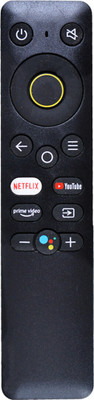 RESORB LED 620 REALME Compatible Remote for Realme Smart LED TV with YouTube, Netflix, Amazon Remote Controller(Black)