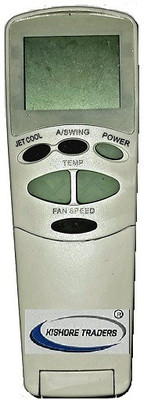 Kishore Traders COMPATIBLE REMOTE CONTROL FOR  LG AC Remote Controller(Grey)
