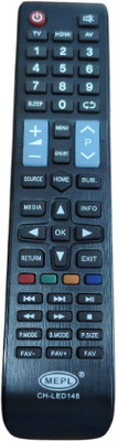 Tke /Vis io World LED/Chinese Assembled TV Remote(China LED 145)(081) VW Smart Remote Controller(Black)