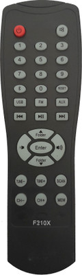 LipiWorld F210X Home Theater System Remote Control Compatible For  F & D Remote Controller(Black)