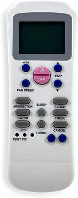 7SEVEN Compatible for Carrier Ac Remote Original Model 82A Suitable for Split and Window Air Conditioner Carrier Ac Remote Controller(White)