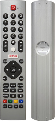 ERNIL Smart TV Remote Compatible For (No Voice) Sanyo Smart LCD/LED TV (Exactly Same Remote Will Only Work) Remote Controller(Grey)