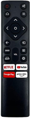 Woniry Compatible with  Tv Remote Control for Smart Android (Without Voice) Nokia Remote Controller(Black)