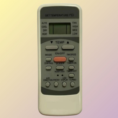 Ethex AC REMOTE AC Remote No. 12, Compatible/Replacement for  AC Remote Control Forbes Remote Controller(white&black)
