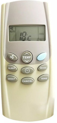 RISHI ENTERPRISES THIS REMOTE IS COMPATIBLE FOR ONIDA AC Remote Controller(White)