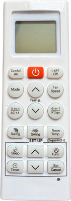 MechFox AC Remote Control Compatible Split/Window Air Conditioner | Model No. AC-36S | LG Remote Controller(White)