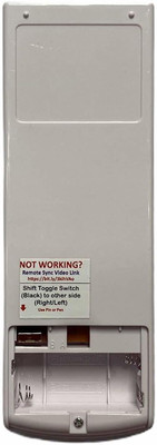 Emrse AC 59-RC SHARP Split/Window Air Conditioner Remote Remote Controller(White)