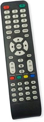 Nij TV Compatible For TV LED LCD Remote Control OSCAR Remote Controller(Black)