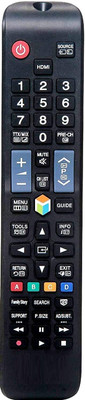 Tech Vibes Samsung Universal Remote Remote Compatible with Samsung TV 3D Smart LCD LED Universal Samsung Tv Remote Controller(Black)