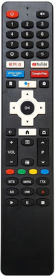 Kritex Compatible for MIKASHI LED TV Voice Remote Control Remote Controller(Black)