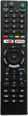 Ak Electronics Remote Control Compatible with 4K UHD HD Smart LED TV Sony Remote Controller(Black)