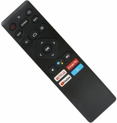 hybite Remote Compatible for Pana-sonic/Sanyo Smart LED TV Without Voice Command (Please Match The Image with Your Old Remote) Panasonic Remote Controller(Black)