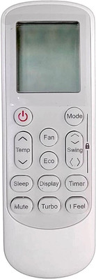 S R WEBSHOP Remote Control Compatible With  i Feel AC (191A) Onida Remote Controller(White)