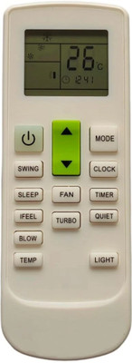 vcony AC Remote No. 172 Compatible for  AC Remote BLUESTAR Remote Controller(White)