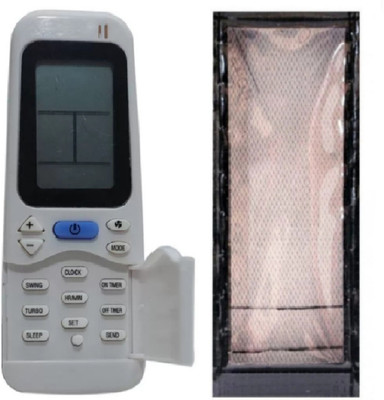 Paril (Remote+Cover) Ac Remote compatible for Bluestar Ac Re-95 With PU Leather Protective Cover( EXACTLY SAME REMOTE WILL ONLY WORK) Remote Controller(Black)