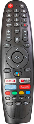 Ehop Compatible Remote control for android Smart tv Compaq Remote Controller(Black)