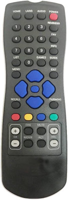 TIZOQ Remote Control Compatible for Sun Direct DTH Set Top Box Remote Controller(Please Match The Image with Your Old Remote - Black)