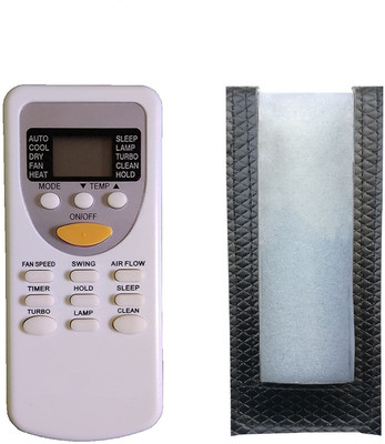 LipiWorld 49 Remote Control ( Remote with Cover ) Compatible For  VIDEOCON AC Remote Controller(Grey)