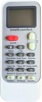 MechFox Air Conditioner Remote Compatible with AC Remote |AC-129A| WHIRLPOOL Intellicomfort 6th Sense Remote Controller(White)