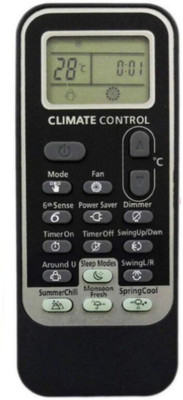 Ethex ® Re-192 Ac Remote compatible for Whirlpool Ac (Match all functions with your Remote before placing order) ( check all images) Remote Controller(White)