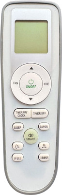 MechFox AC Remote Control CompatibleSplit/Window Air Conditioner | Model No. AC-181 | Voltas Smart Remote Controller(Black)