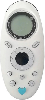 BhalTech VE- 143A AC Compatible for Onida Mode AC Onida AC Remote Controller(White)
