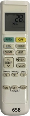 Upix 214-DK AC Remote Compatible for Daikin AC (EXACTLY SAME REMOTE WILL ONLY WORK) Remote Controller(White)