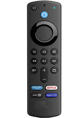Trust Edge Fire-Stick Remote Control Compatible for Amazon Fire Tv Stick Remote Control 3rd Gen Black Fire Stick Remote Remote Controller(Black)